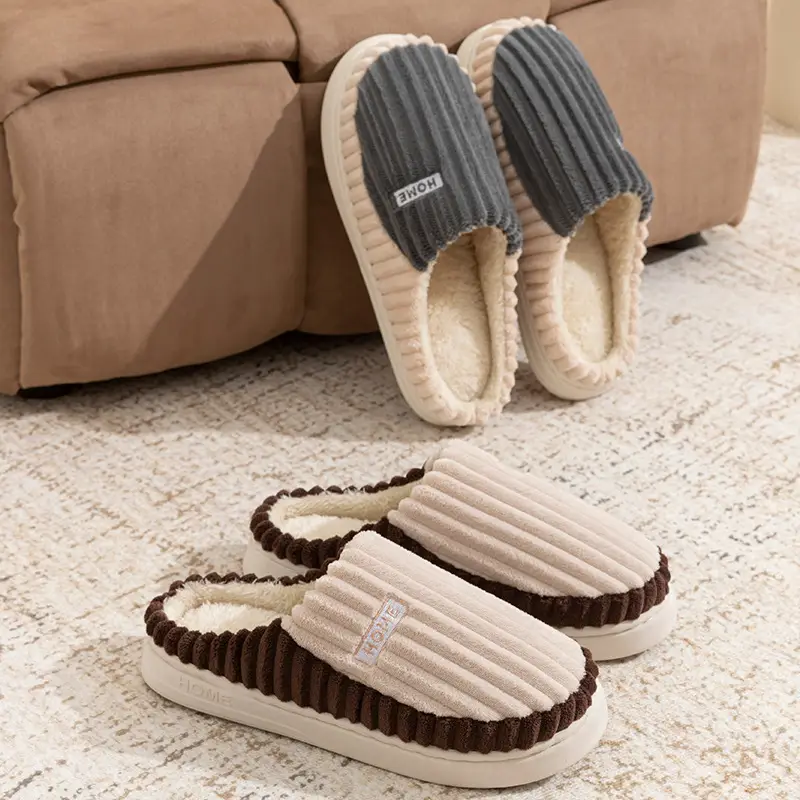 Women Cotton Slippers Warm Two Color Winter - Image 6
