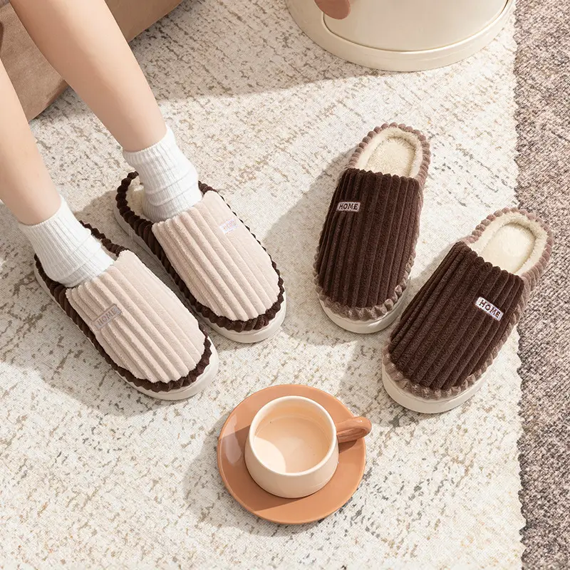 Women Cotton Slippers Warm Two Color Winter - Image 7