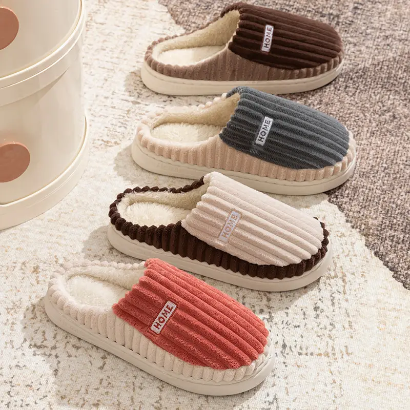 Women Cotton Slippers Warm Two Color Winter - Image 8