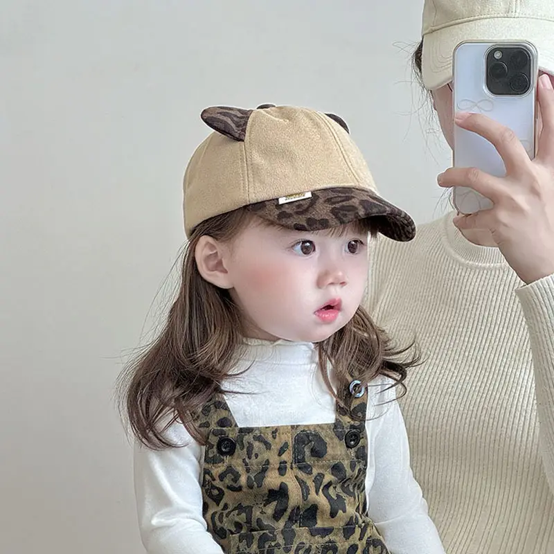 Kids Baseball Caps Warm Windproof Korean Style - Image 7