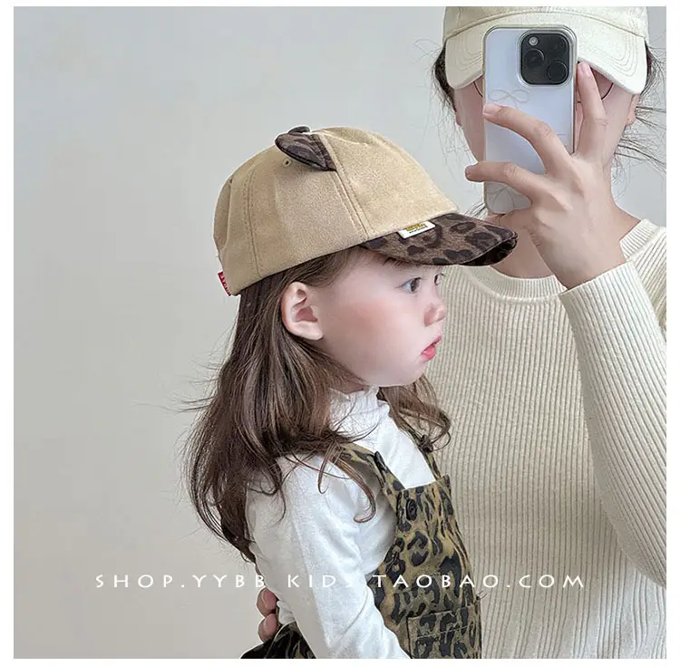 Kids Baseball Caps Warm Windproof Korean Style — feature 2