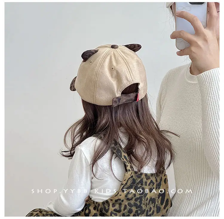 Kids Baseball Caps Warm Windproof Korean Style — feature 4