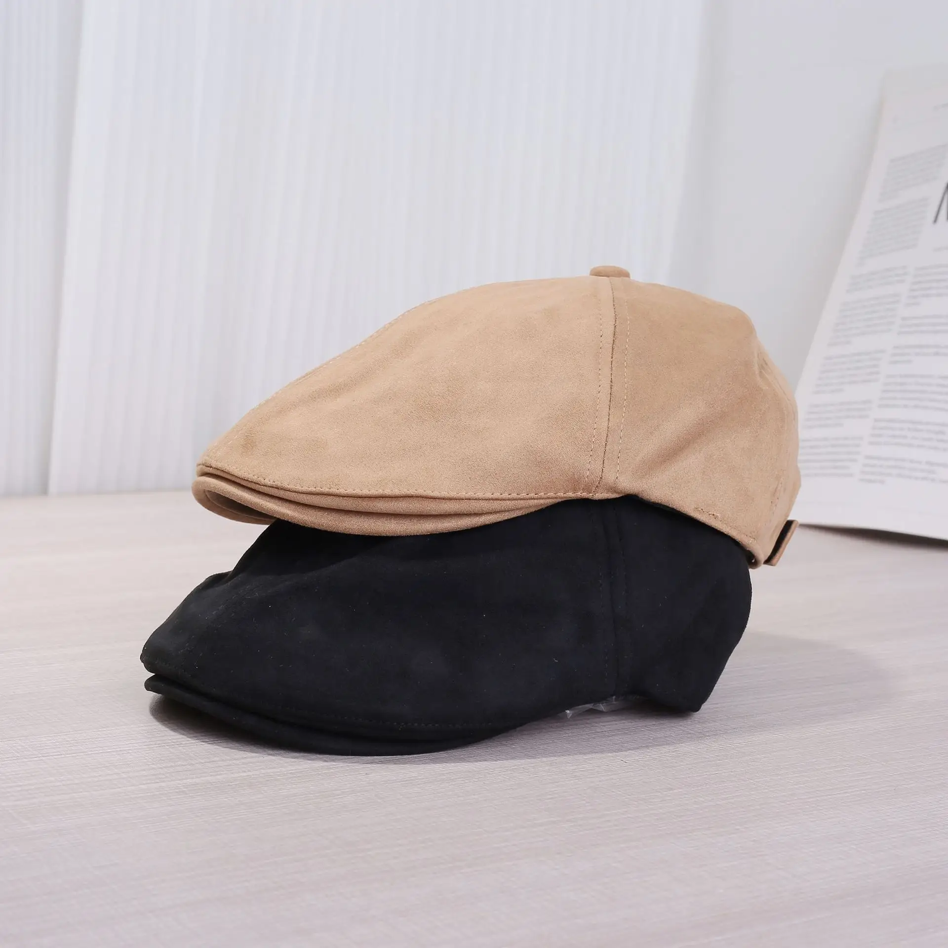 Japanese-Style Retro Forward Cap Unisex Autumn Winter Beret — feature 10
