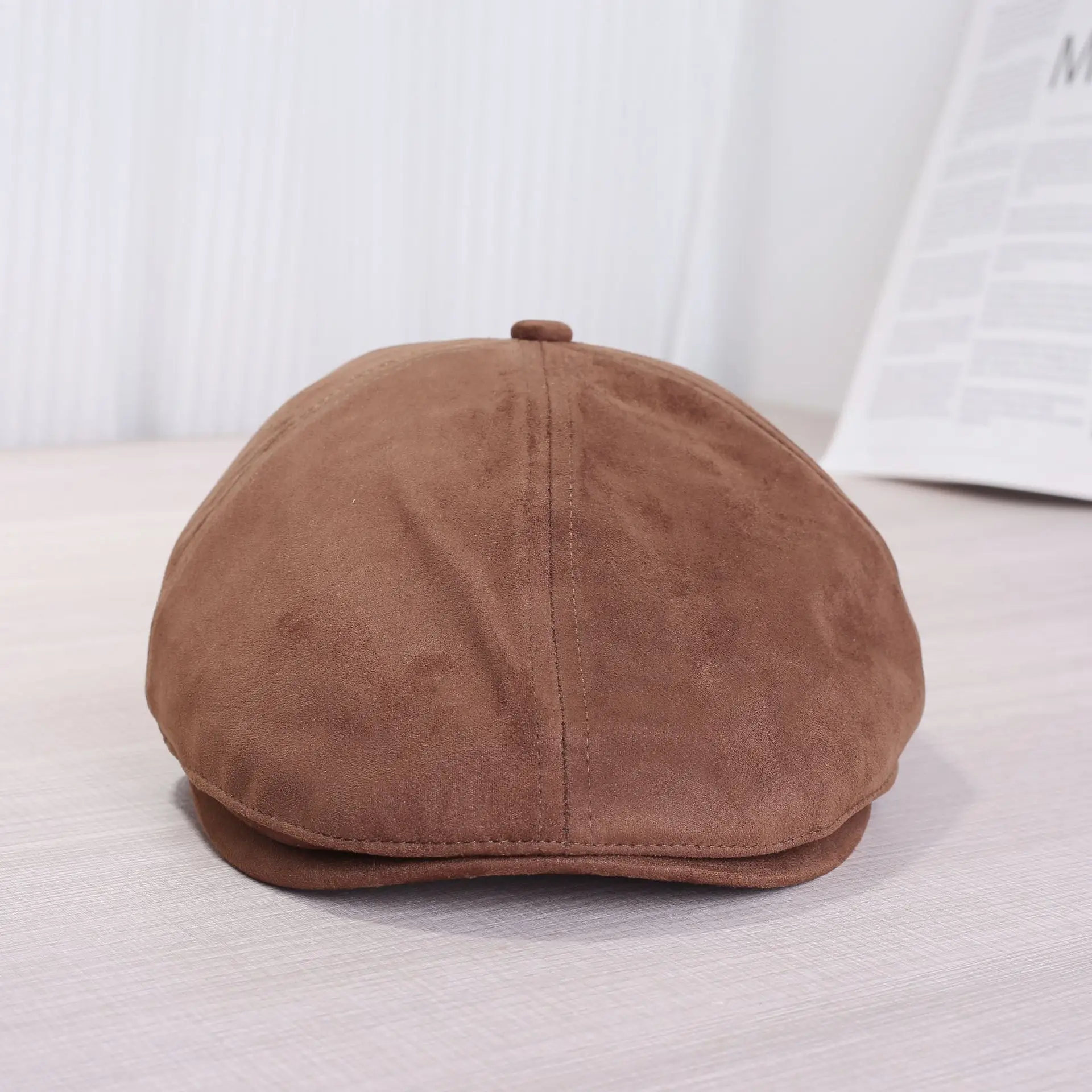 Japanese-Style Retro Forward Cap Unisex Autumn Winter Beret — feature 5