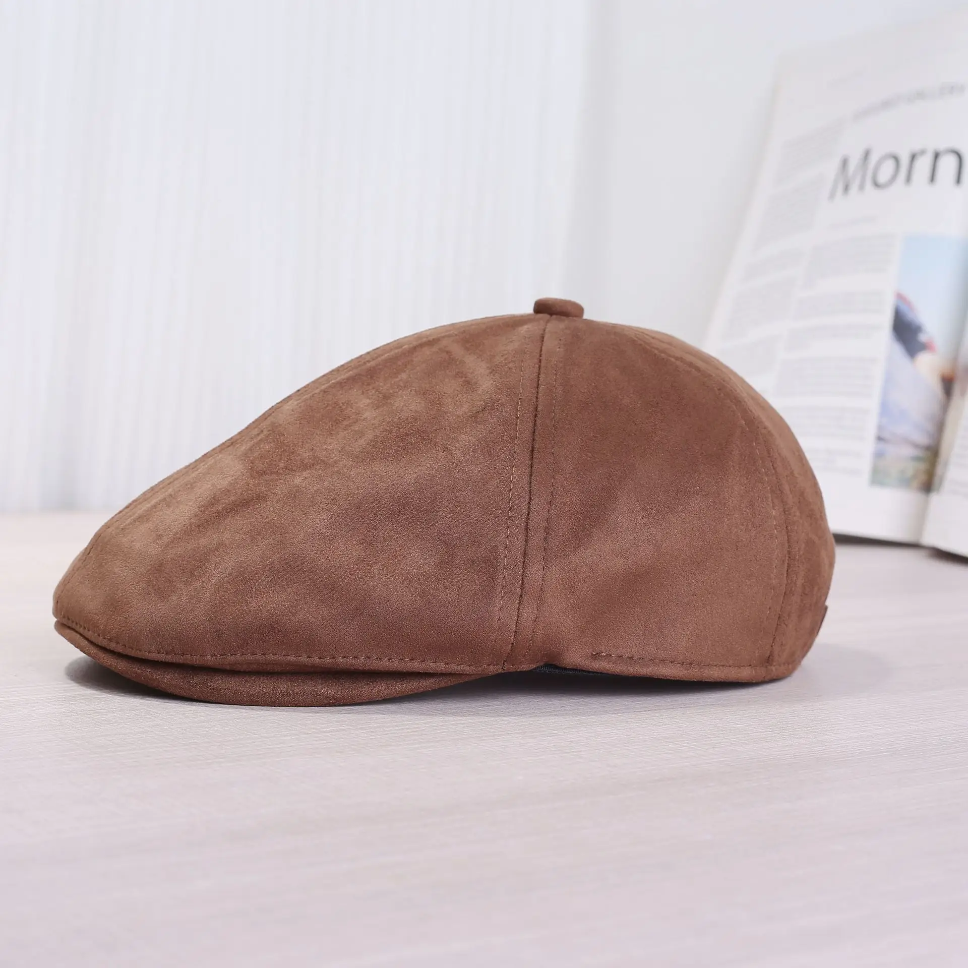 Japanese-Style Retro Forward Cap Unisex Autumn Winter Beret — feature 6
