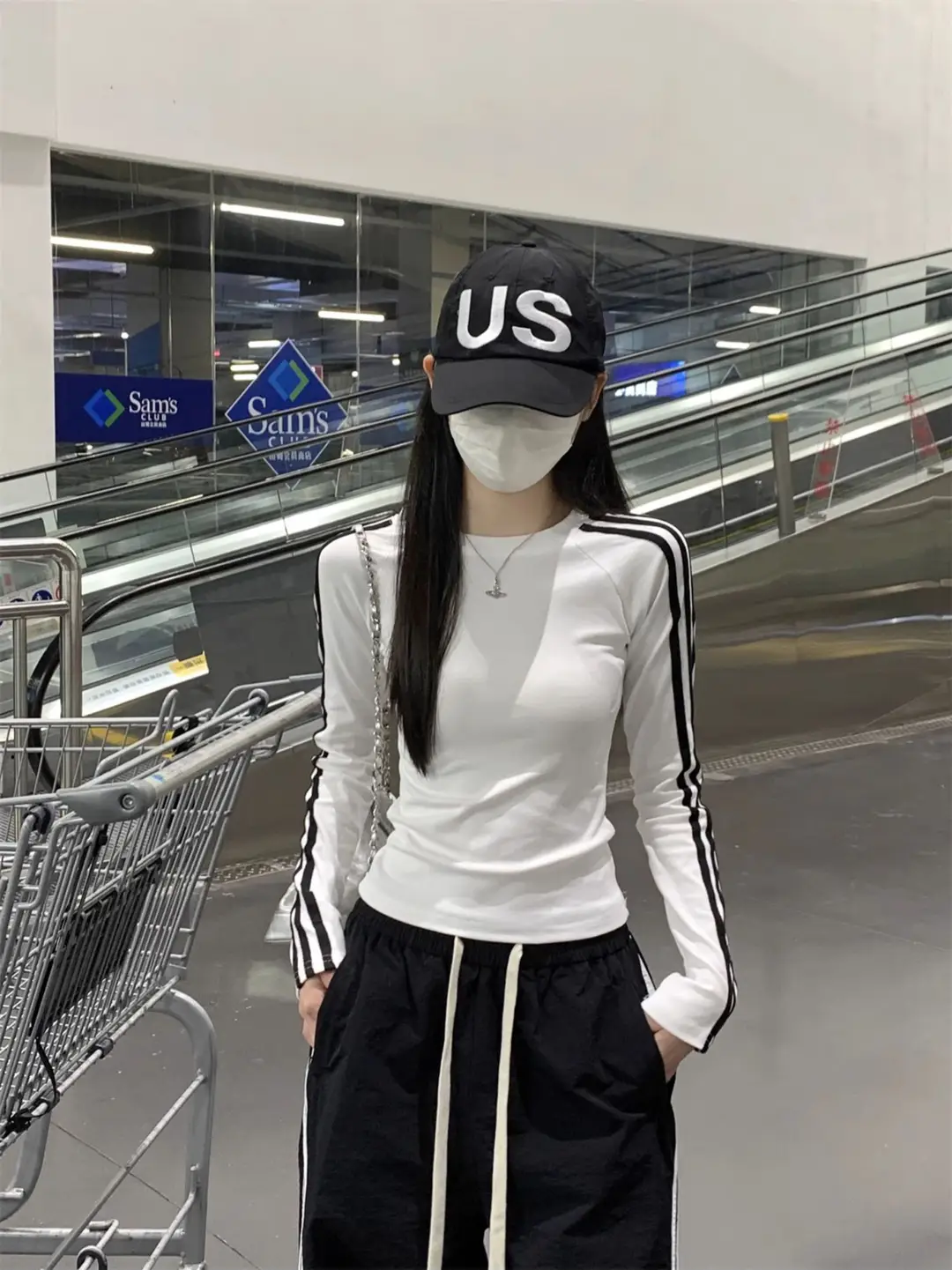 American Style Spicy Girl Raglan Sleeve Base Shirt for Women 2026 Spring, Autumn, and Winter Striped Slim Fit Long-Sleeve T-Shirt for Women — feature 10