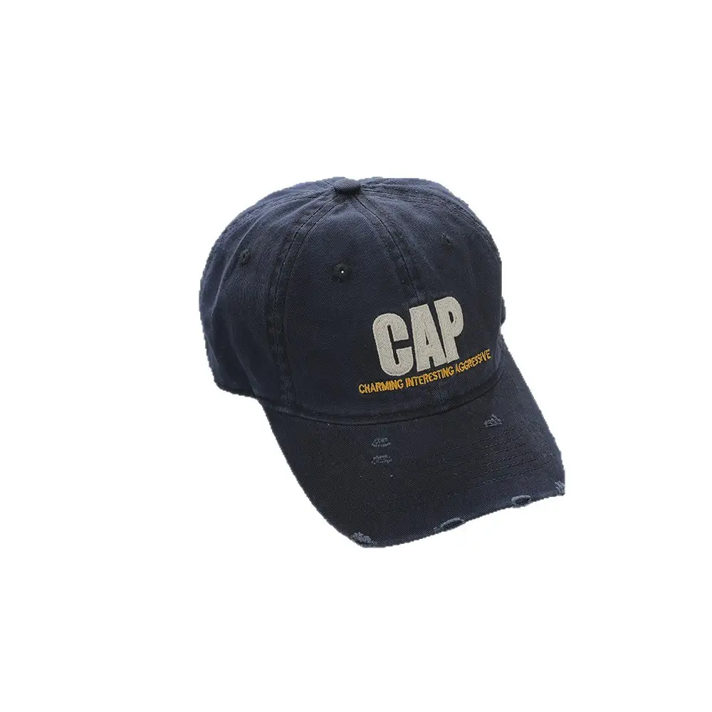 Kids Cap with "CAP" Embroidery Brown - Image 11