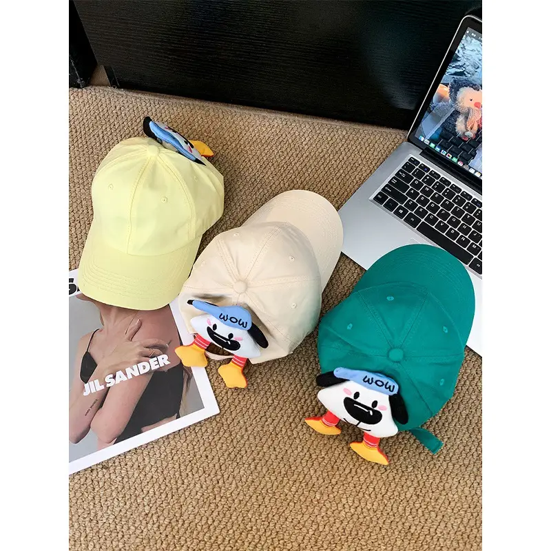 3D Puppy Plush Cap for Women Face Sunshade - Image 9