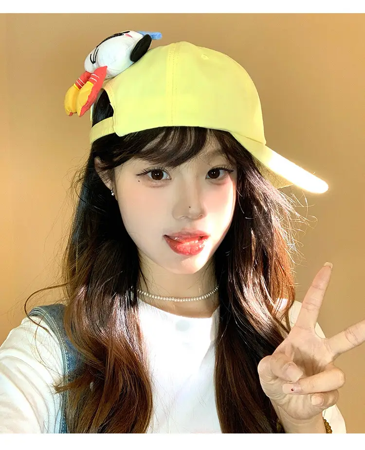 3D Puppy Plush Cap for Women Face Sunshade — feature 9