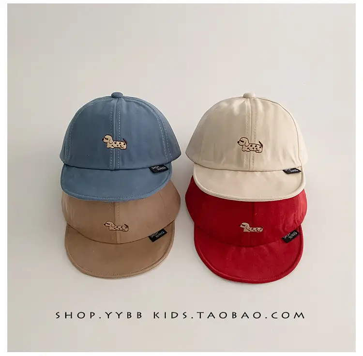Black Cartoon Baby Cap Winter Windproof Peaked Cap — feature 1
