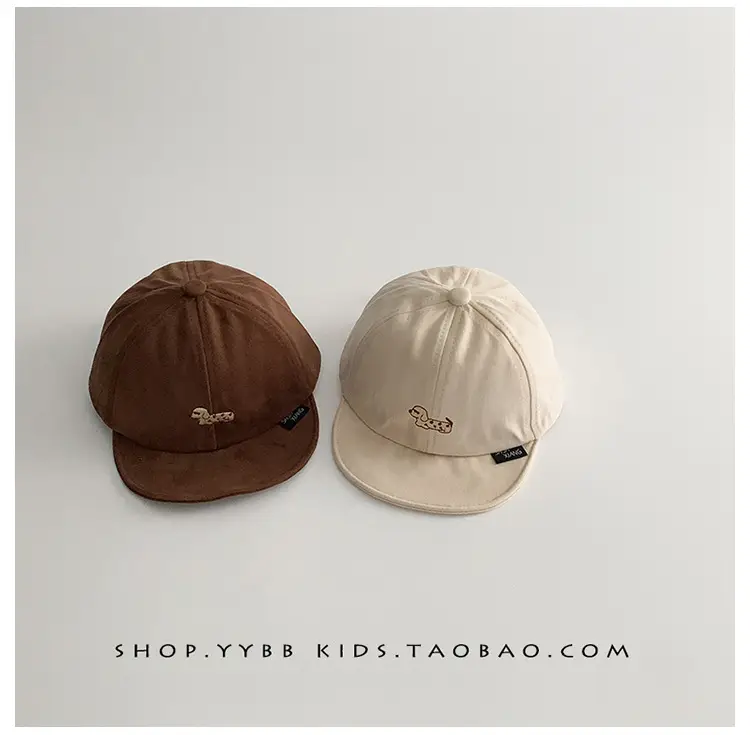 Black Cartoon Baby Cap Winter Windproof Peaked Cap — feature 4