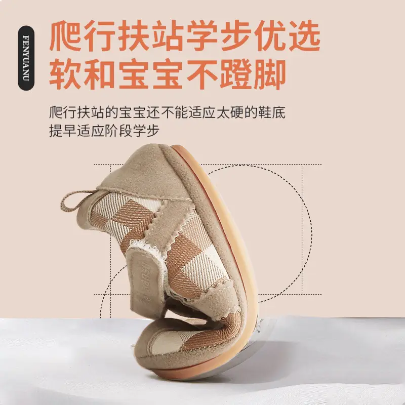 New 0 to 1 Year Old Baby Shoes Soft Sole Baby Toddler Shoes for Men 6-8-12 Months Infants and Girls Spring & Fall Models - Image 7