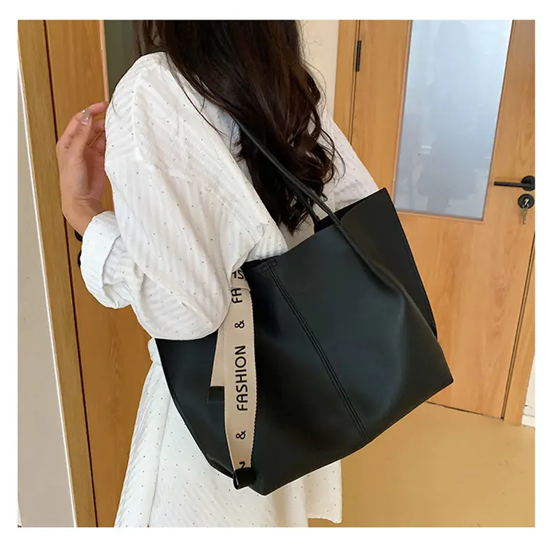 Brown Leather Tote Bag for Women Large Capacity — feature 10