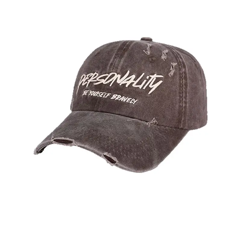 Women Denim Baseball Cap Large Circumference Face-Slimming