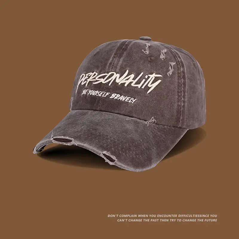 Women Denim Baseball Cap Large Circumference Face-Slimming