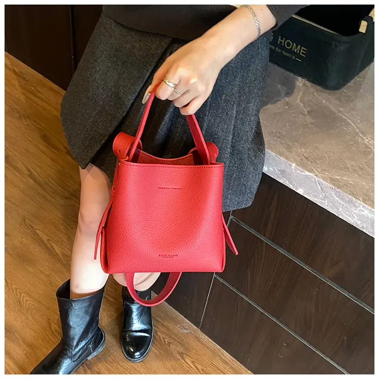 Red Korean Pattern Handbag Women's 2025 New Trendy — feature 14