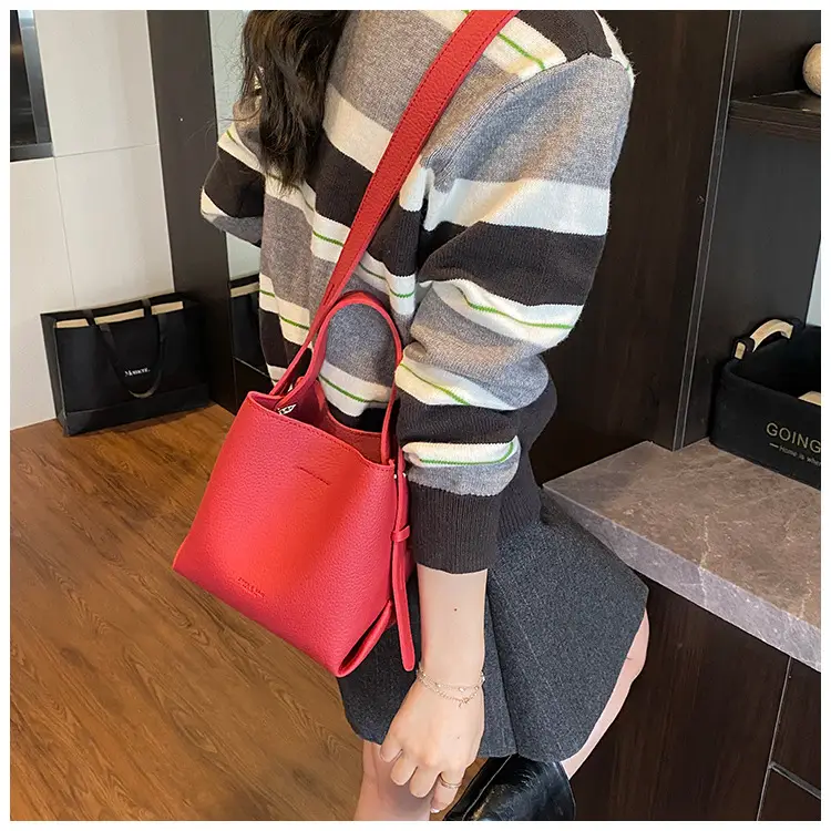 Red Korean Pattern Handbag Women's 2025 New Trendy — feature 19