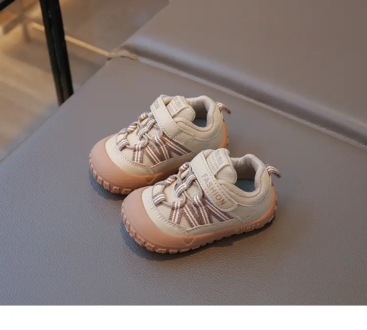 Fashion Toddler Shoes Autumn New Model for Boys and Girls, Stable Baby Shoes, Soft Sole Closed-Toe Anti-Kick Anti-Slip Functional Shoes — feature 11