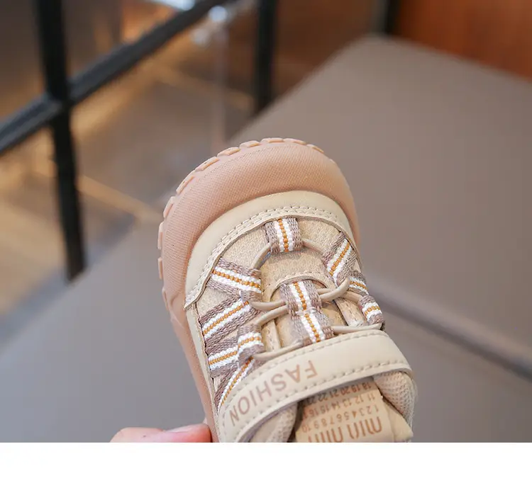 Fashion Toddler Shoes Autumn New Model for Boys and Girls, Stable Baby Shoes, Soft Sole Closed-Toe Anti-Kick Anti-Slip Functional Shoes — feature 19