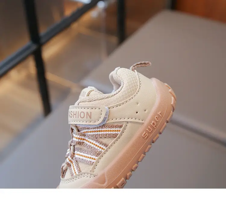 Fashion Toddler Shoes Autumn New Model for Boys and Girls, Stable Baby Shoes, Soft Sole Closed-Toe Anti-Kick Anti-Slip Functional Shoes — feature 20