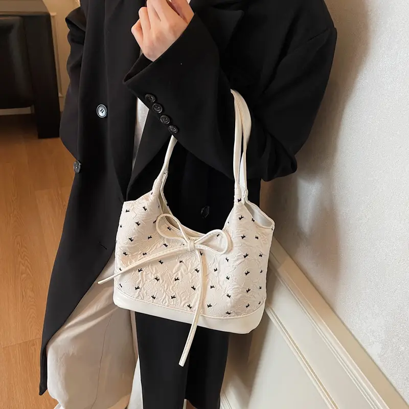 Pink Bow Bag for Women 2025 New Style