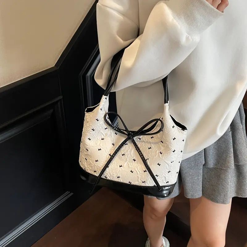 Pink Bow Bag for Women 2025 New Style