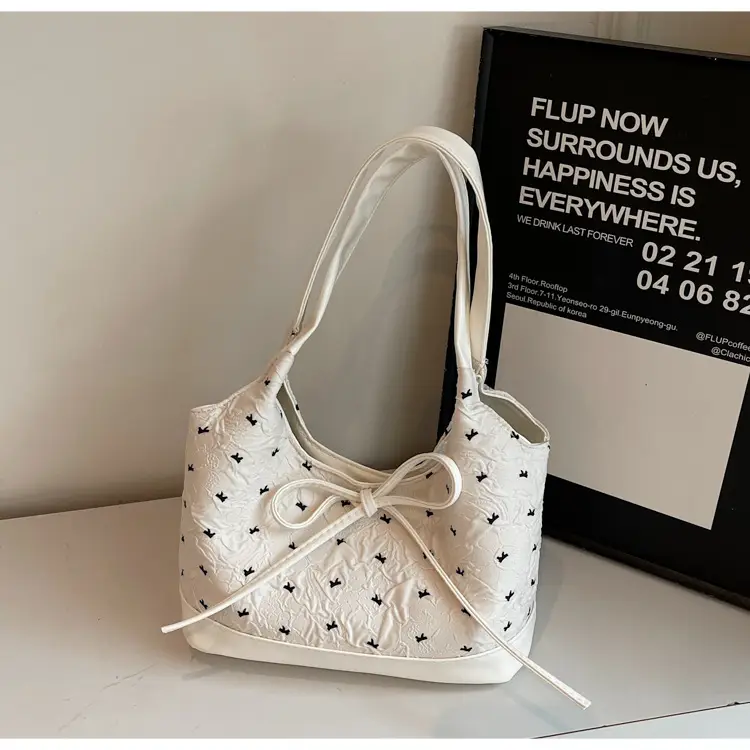 Pink Bow Bag for Women 2025 New Style