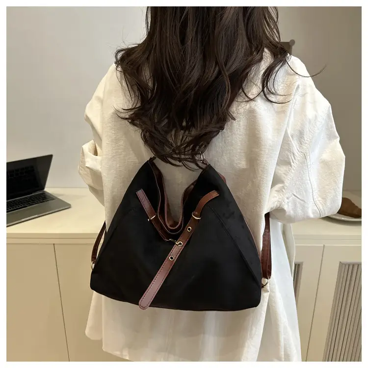 Black Crossbody Bag for Women Large Capacity Casual Commuter Tote — feature 23