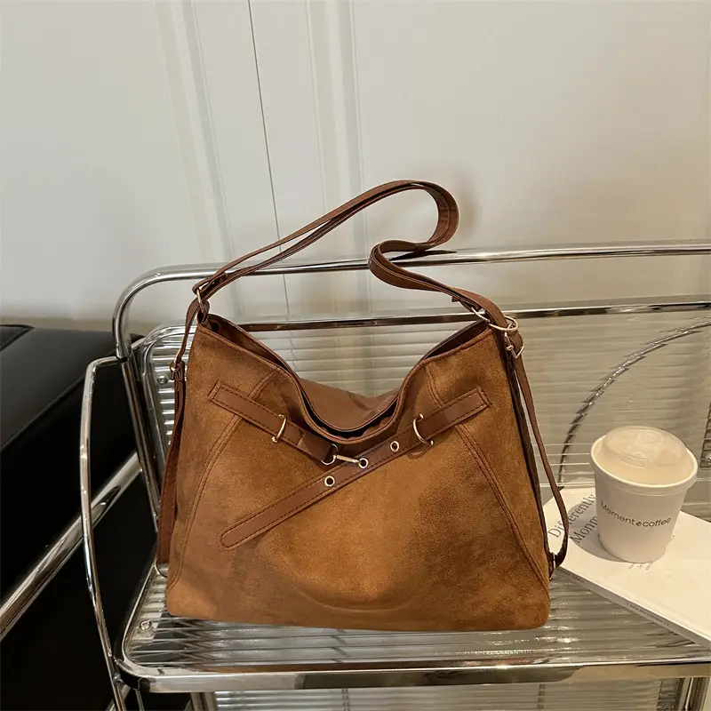 Black Crossbody Bag for Women Large Capacity Casual Commuter Tote