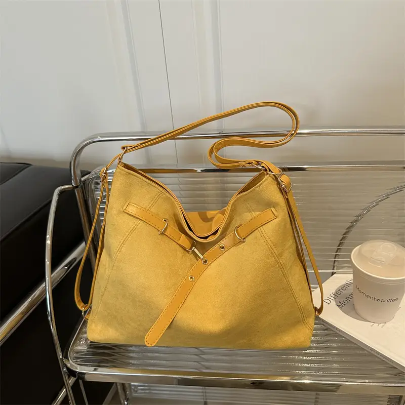Black Crossbody Bag for Women Large Capacity Casual Commuter Tote