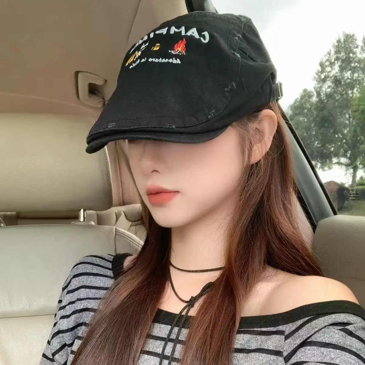 Japanese Style Washed Baseball Cap for Women - Image 8