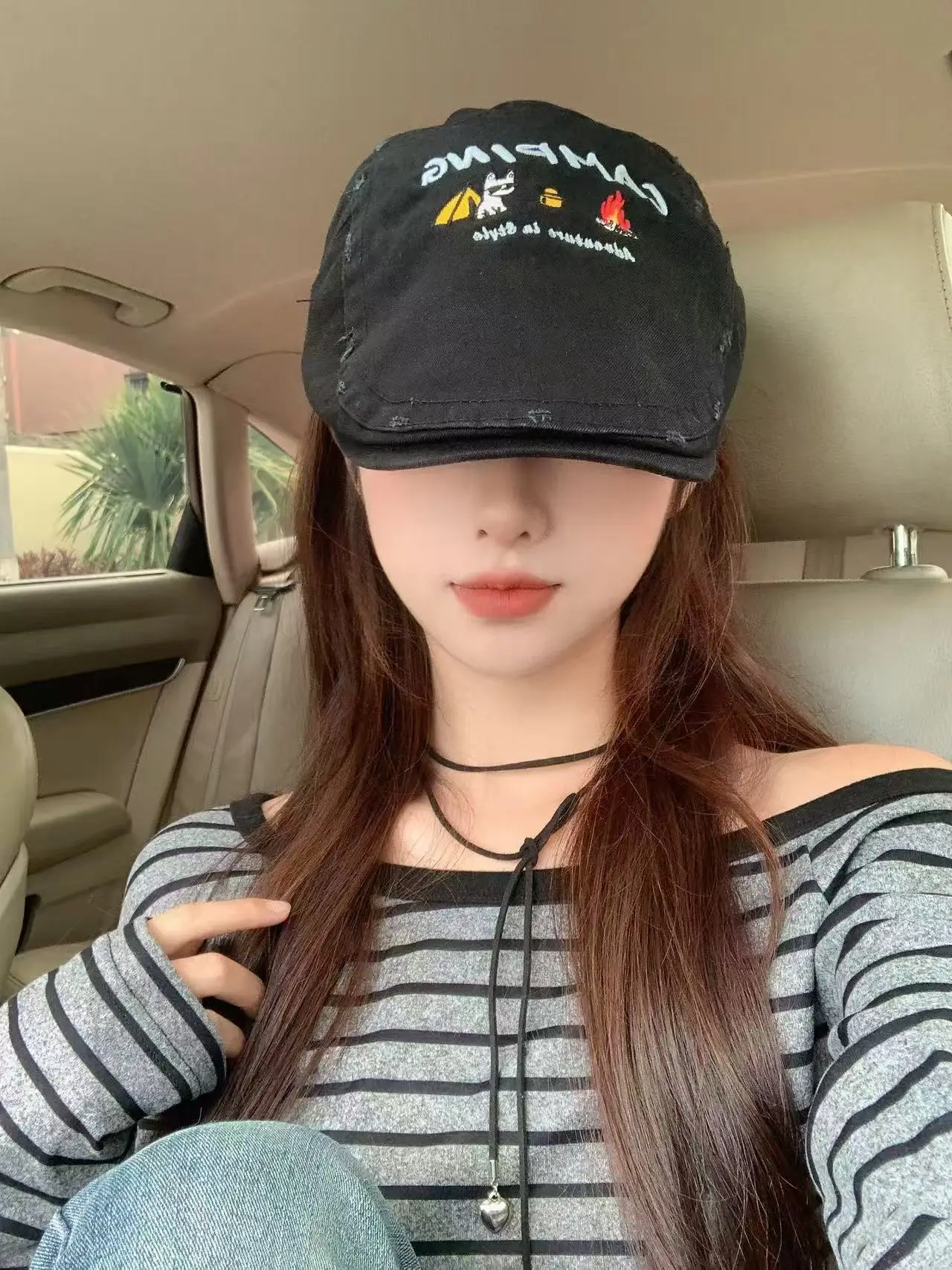 Japanese Style Washed Baseball Cap for Women — feature 2