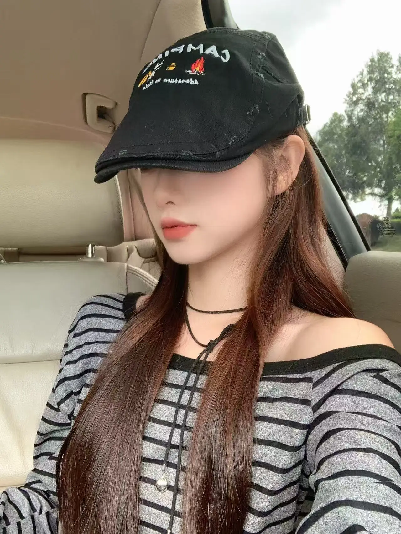 Japanese Style Washed Baseball Cap for Women — feature 3