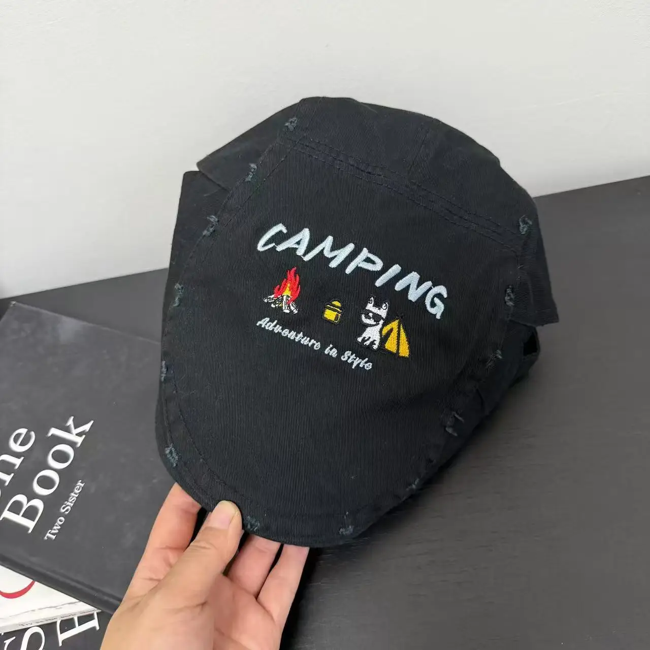 Japanese Style Washed Baseball Cap for Women - Image 2