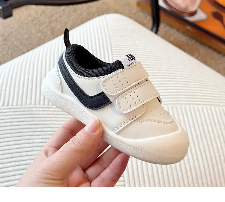 White Velcro Baby Shoes 0-1-3Yrs Soft Sole — feature 21