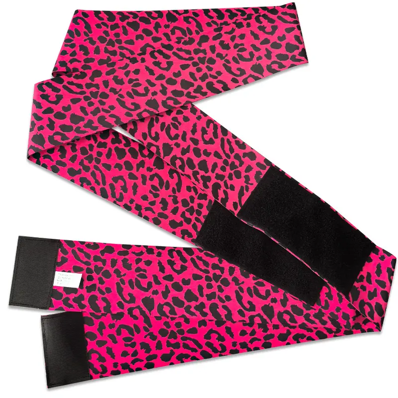 Women Pink Leopard Waist Trainer Plus Size Adjustable Bandage - Image 5