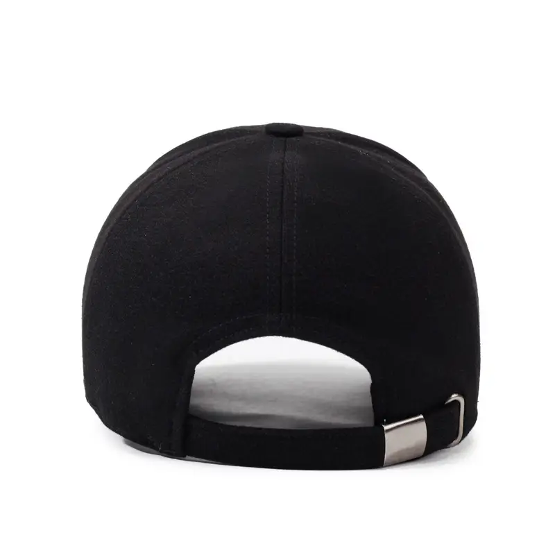 National Style Hard-Top Baseball Cap Grey New Autumn Winter - Image 8