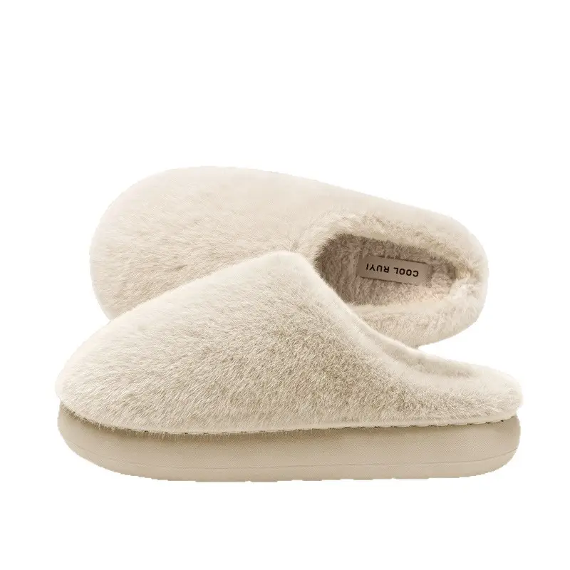 Cotton Slippers for Women in Autumn and Winter New Style Wool Slippers for Indoor Home Non-Slip Couples Winter Warm Cotton Shoes for Men - Image 10