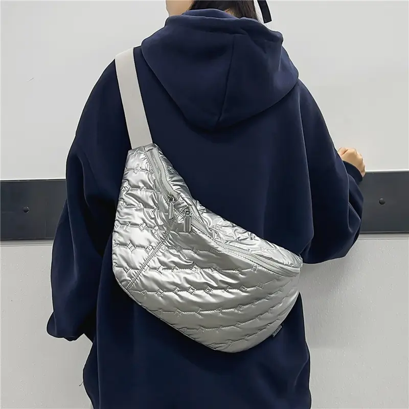 Japanese Style Black Crossbody Bag Large Capacity