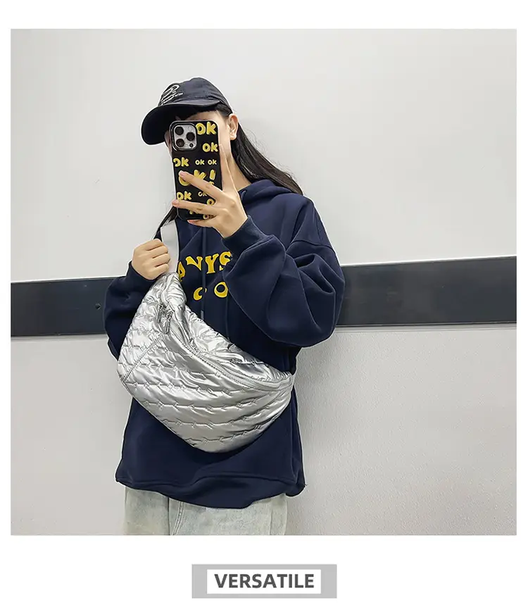 Japanese Style Black Crossbody Bag Large Capacity — feature 10