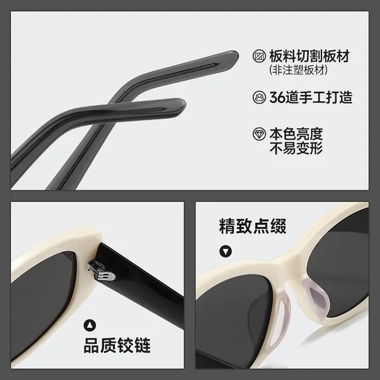 2025 Snowboard Sunglasses Women High-End Polarized Black