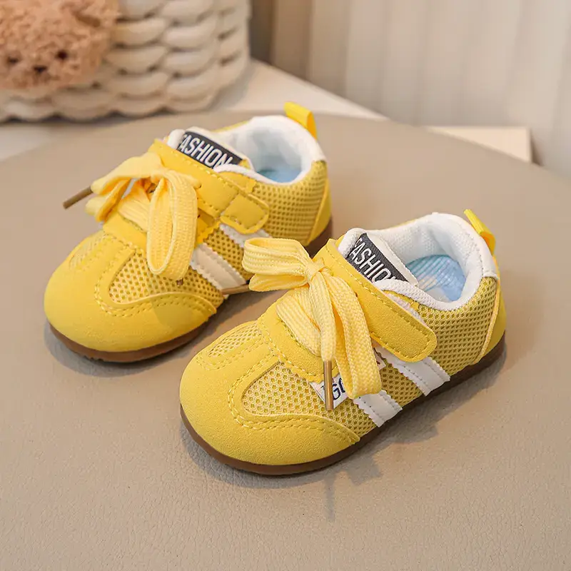 Baby Casual Sports Shoes White Brown Red 2025 - Image 5