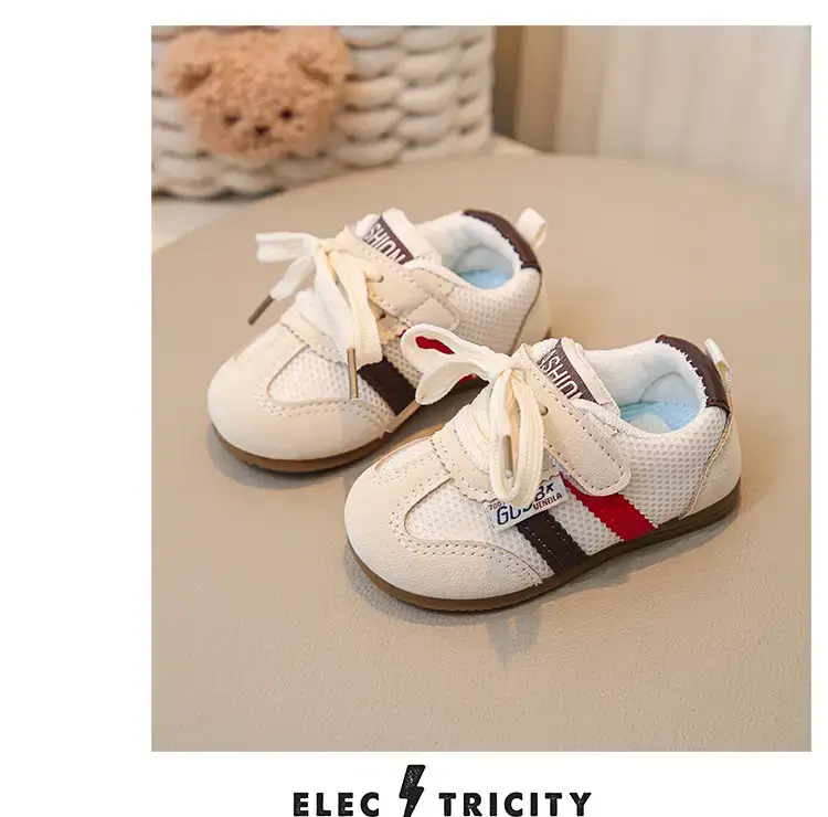 Baby Casual Sports Shoes White Brown Red 2025 — feature 17