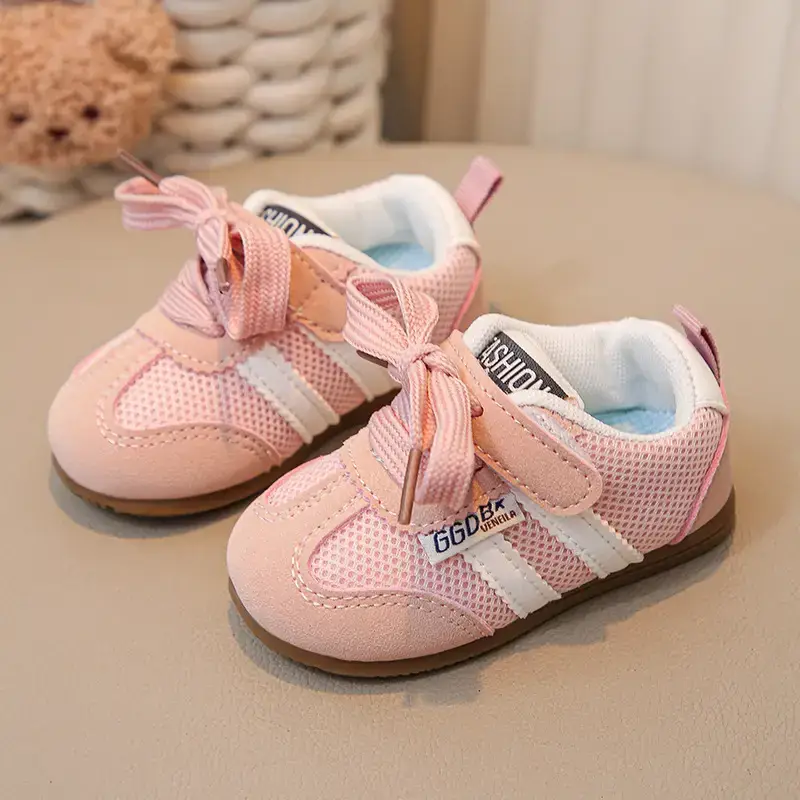 Baby Casual Sports Shoes White Brown Red 2025 - Image 2