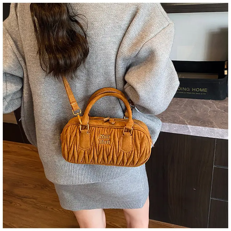 Brown Pleated Crossbody Bag for Women 2026 — feature 12