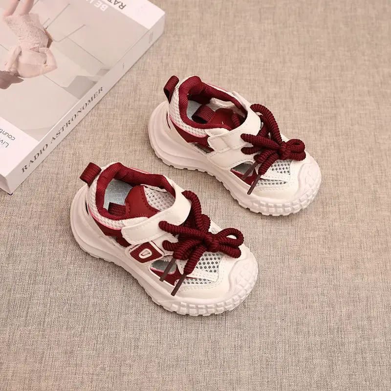 2025 Pink Hollow Breathable Toddler Sandals 1-6Yrs — feature 2
