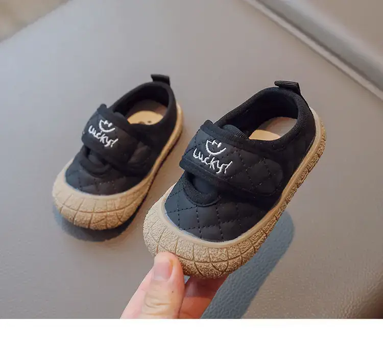 Black Quilted Baby Slip-On Shoes for Toddler 2025 — feature 13