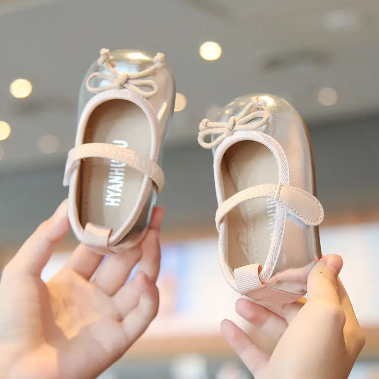 Girls Casual Baby Shoes 2025 Summer New Korean Style Baby Princess Non-Slip Soft Sole Breathable Toddler Small Leather Shoes