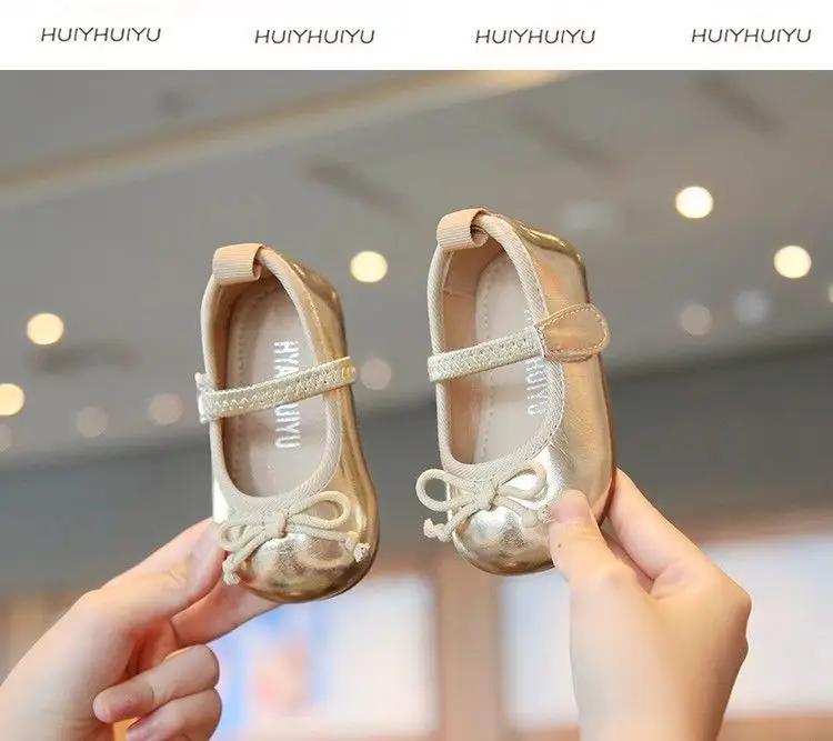 Girls Casual Baby Shoes 2025 Summer New Korean Style Baby Princess Non-Slip Soft Sole Breathable Toddler Small Leather Shoes — feature 10