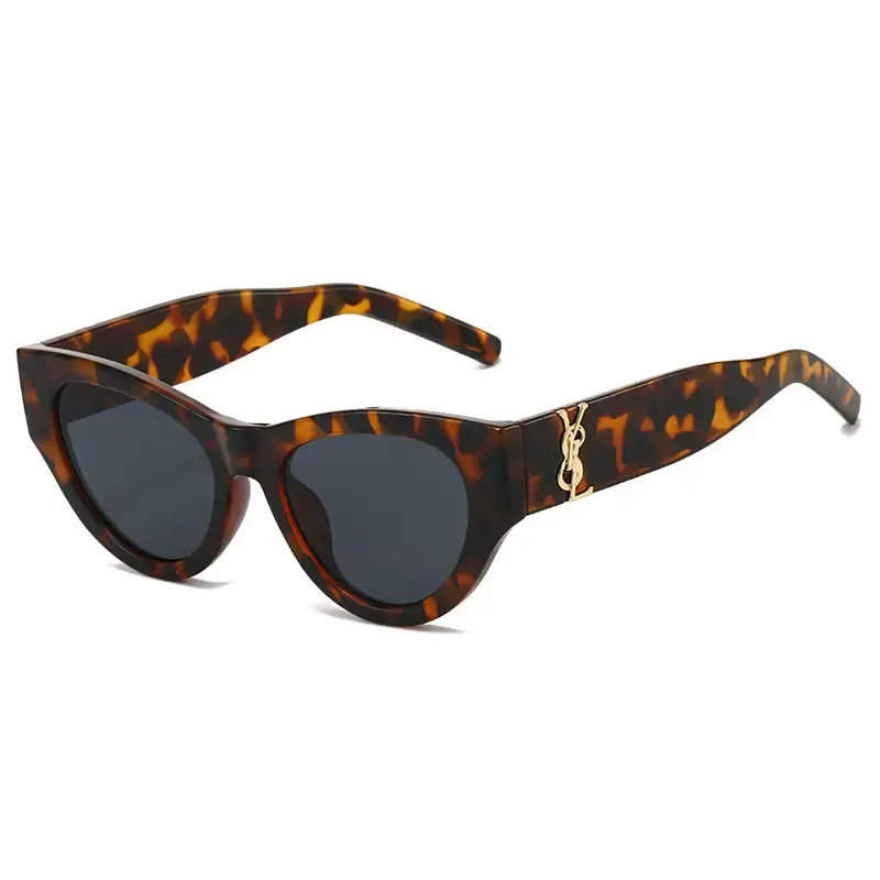 White Cat-Eye Sunglasses for Women Men Anti-Uv - Image 7